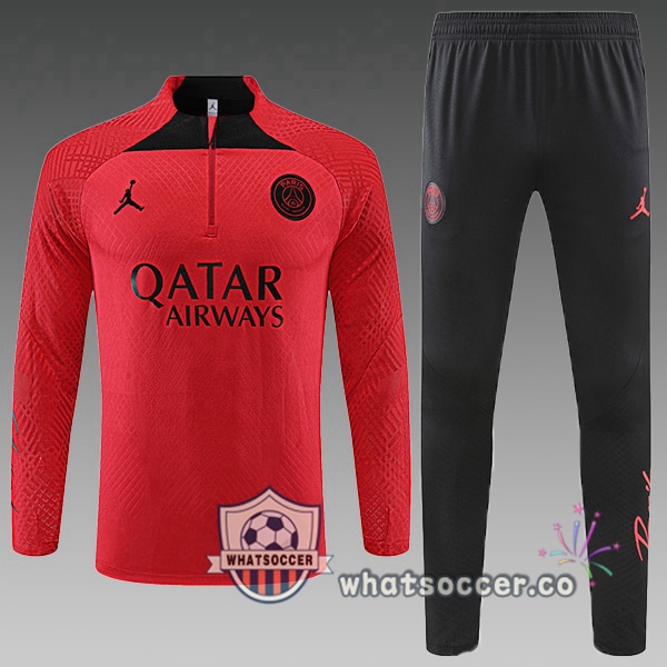 Paris PSG Kids Red Tracksuit 2022-2023