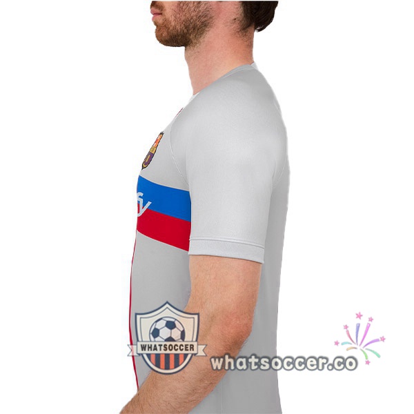 FC Barcelona Third Soccer Jerseys Gray 2022-2023