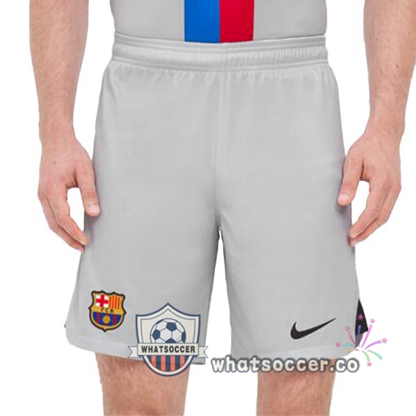 FC Barcelona Third Soccer Jerseys Gray 2022-2023