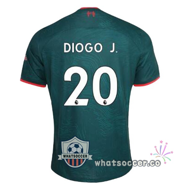 FC Liverpool (DIOGO J. 20) Third Soccer Jerseys Green 2022-2023