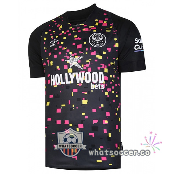 Brentford FC Third Soccer Jerseys Black 2022-2023
