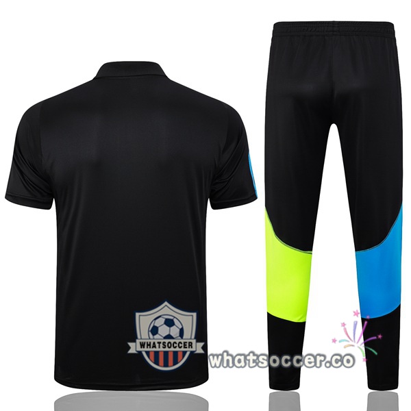 Training Polo Arsenal + Pants Black 2023-2024