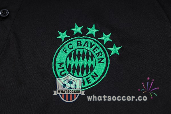 Training Polo Bayern Munich + Pants Black 2023-2024