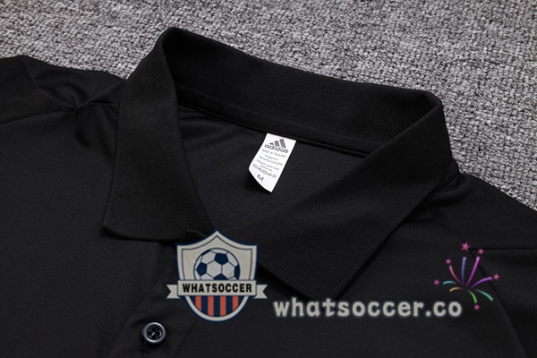 Training Polo Bayern Munich + Pants Black 2023-2024
