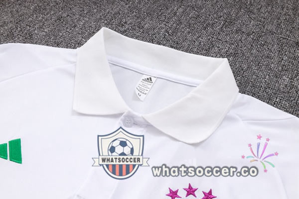 Training Polo Bayern Munich + Pants White 2023-2024