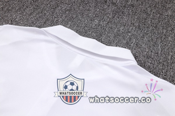 Training Polo Manchester United + Pants White 2023-2024