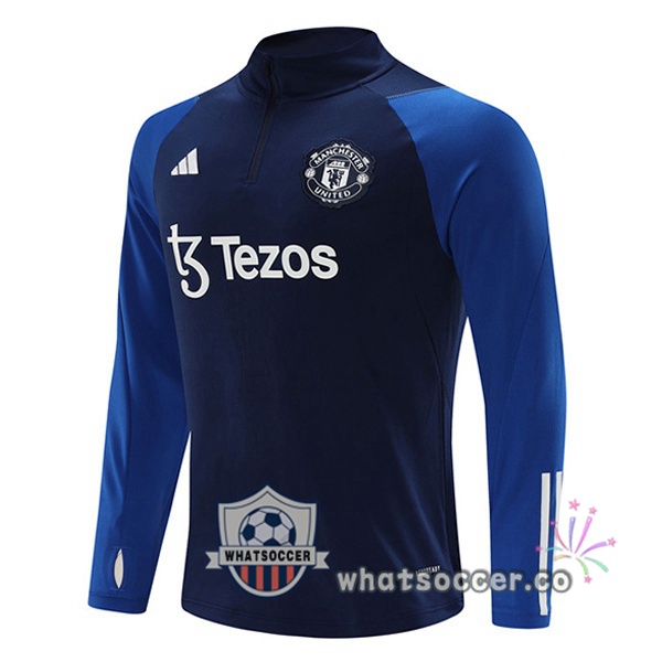 Soccer Sweater Manchester United Blue 2023-2024