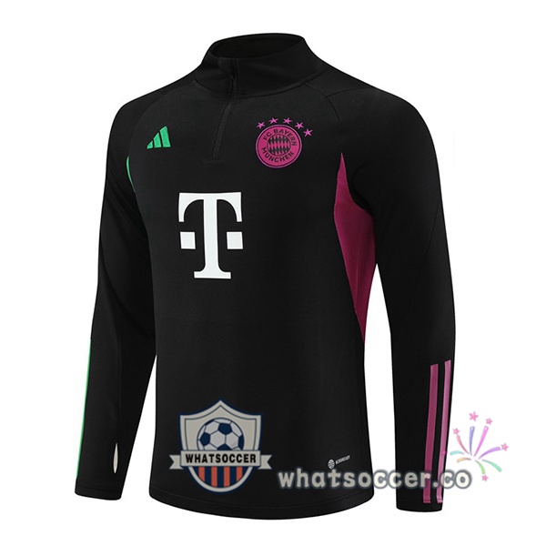 Soccer Sweater Bayern Munich Black 2023-2024