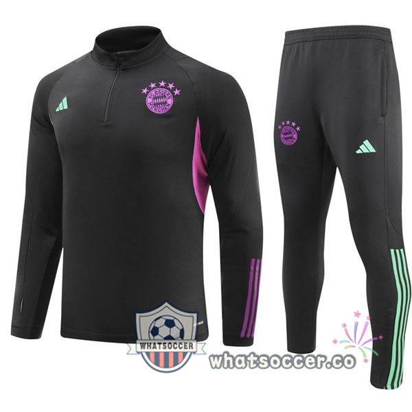 Tracksuit Bayern Munich Black 2023-2024