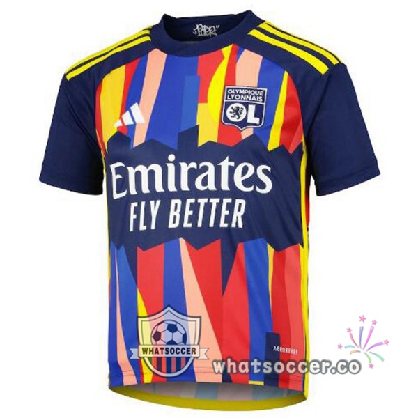 Olympique Lyonnais Third Soccer Jerseys Blue 2023-2024