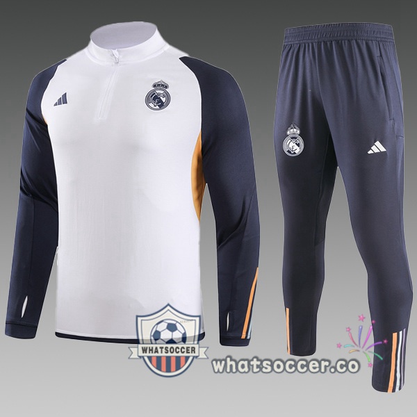 Tracksuit Real Madrid Kids White 2023-2024