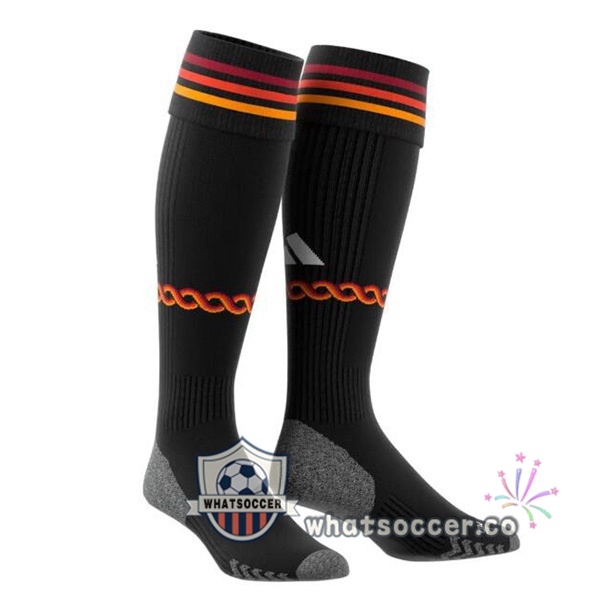AS Roma Third Soccer Socks Black 2023-2024