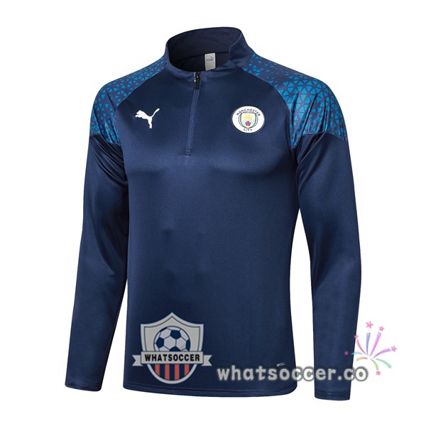 Soccer Sweater Manchester City Blue Royal 2023-2024