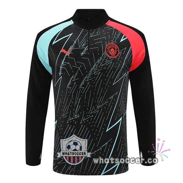 Soccer Sweater Manchester City Black 2023-2024