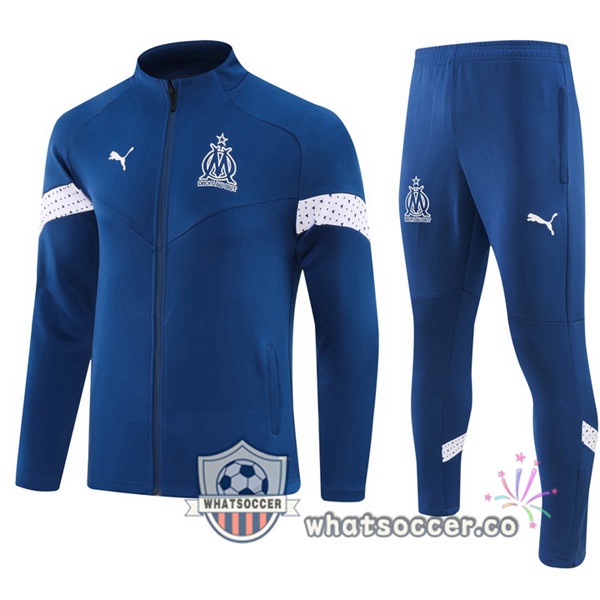 Training Jacket Olympique de Marseille Blue Royal 2023-2024