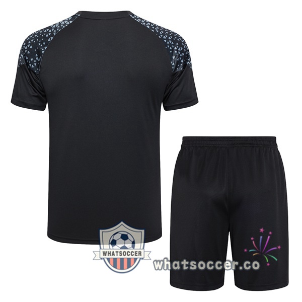 Dortmund BVB Training T-Shirts + Shorts Black 2023-2024