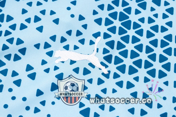 Manchester City Training T-Shirts + Shorts Blue 2023-2024
