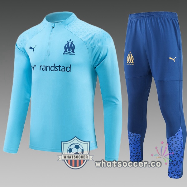 Tracksuit Olympique de Marseille Kids Blue 2023-2024