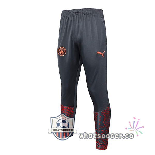 Manchester City Soccer Pants Gray 2023-2024