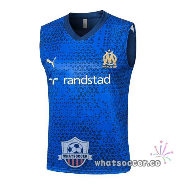 Olympique de Marseille Soccer Vest Blue 2023-2024