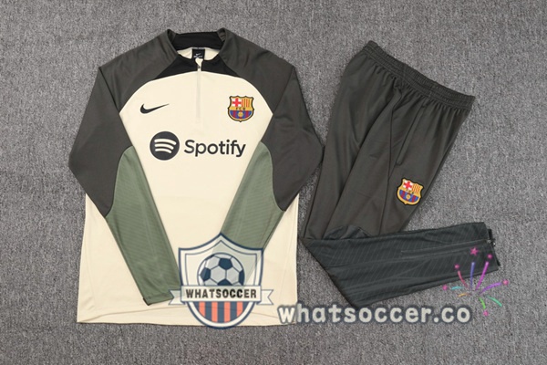 Tracksuit FC Barcelona Yellow Green 2023-2024