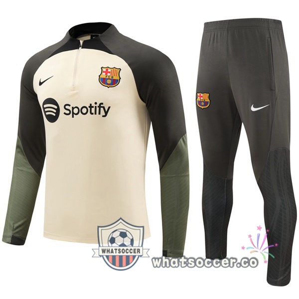 Tracksuit FC Barcelona Yellow Green 2023-2024