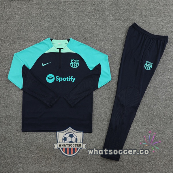 Tracksuit FC Barcelona Blue Royal Green 2023-2024