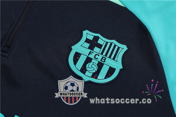 Tracksuit FC Barcelona Blue Royal Green 2023-2024