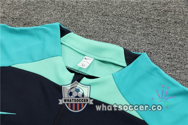 Tracksuit FC Barcelona Blue Royal Green 2023-2024