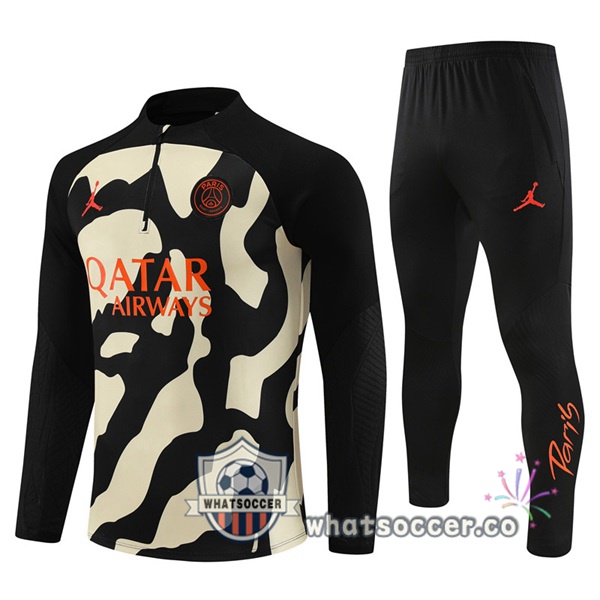 Tracksuit JORDAN Paris PSG Black Yellow 2023-2024