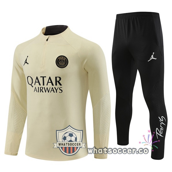 Tracksuit JORDAN Paris PSG Yellow 2023-2024