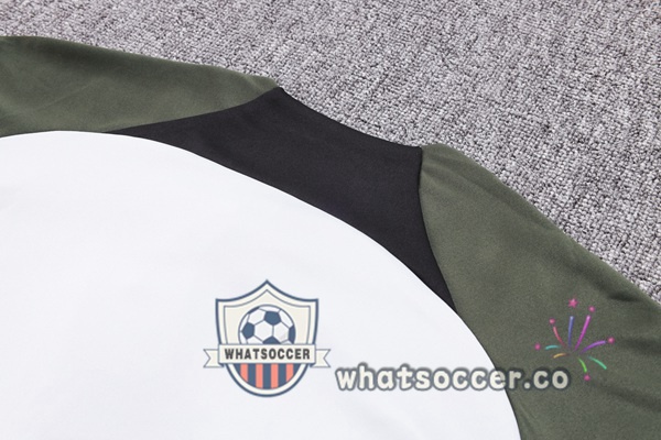 Training Jacket FC Barcelona White Green 2023-2024