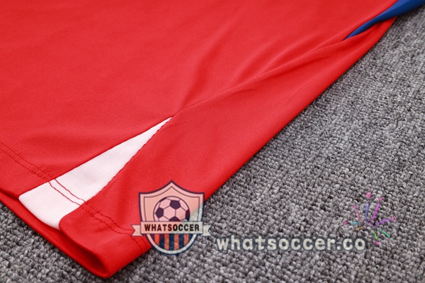 Atletico Madrid Training T-Shirts + Shorts Red Blue 2023-2024