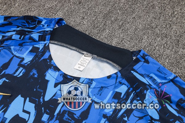 FC Chelsea Training T-Shirts + Shorts Blue 2023-2024