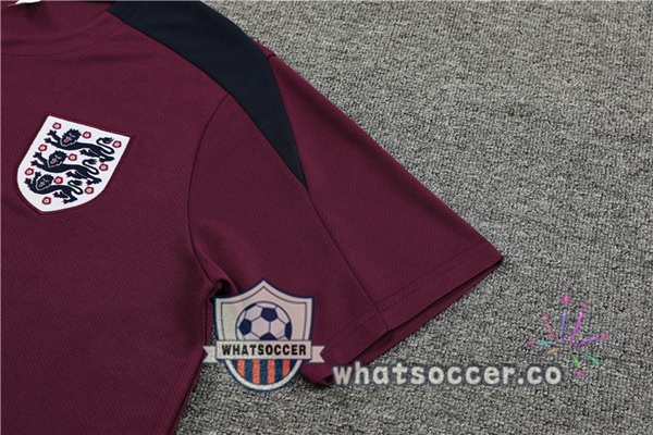 England Training T-Shirts + Shorts Red 2023-2024
