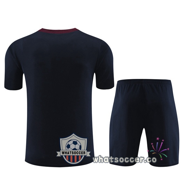 England Training T-Shirts + Shorts Blue Royal 2023-2024