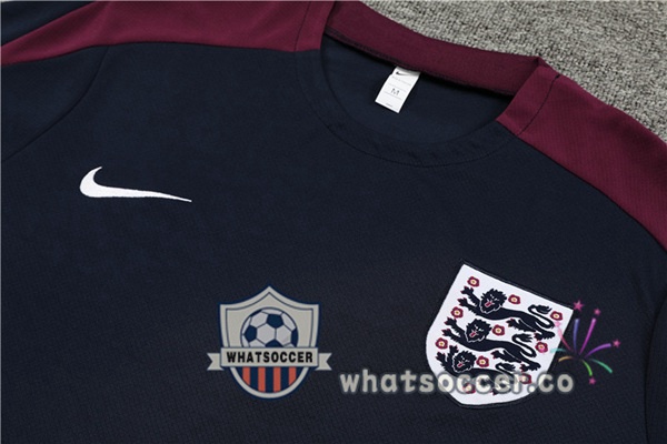 England Training T-Shirts + Shorts Blue Royal 2023-2024