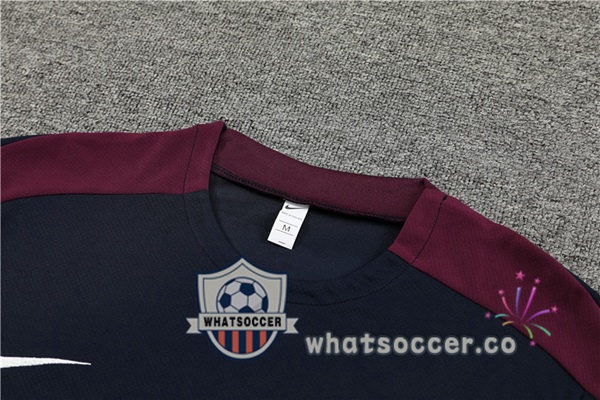 England Training T-Shirts + Shorts Blue Royal 2023-2024