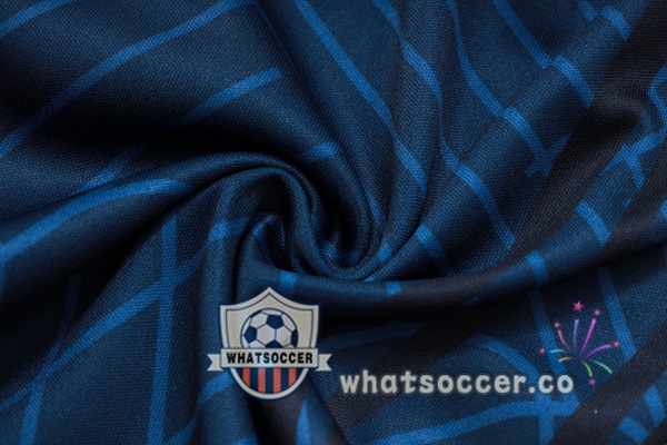 Paris PSG Training T-Shirts + Shorts Blue Royal 2023-2024