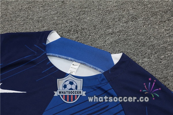 FC Barcelona Training T-Shirts + Shorts Blue 2023-2024