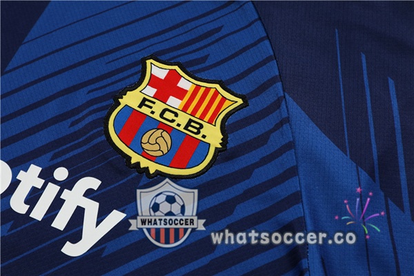 FC Barcelona Training T-Shirts + Shorts Blue 2023-2024