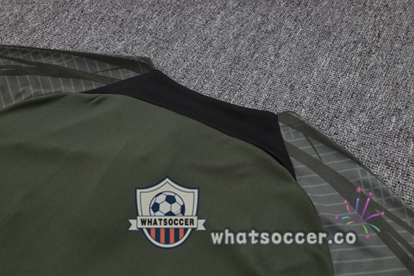 FC Barcelona Training T-Shirts + Shorts Green 2023-2024