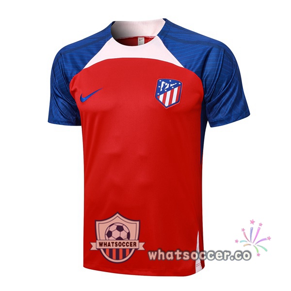 Atletico Madrid Training T-Shirts Red Blue 2023-2024