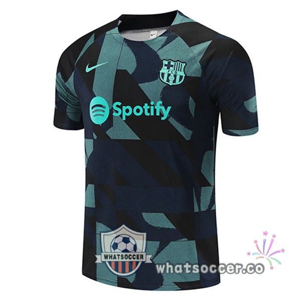 FC Barcelona Training T-Shirts Green Blue Royal 2023-2024