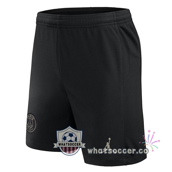 Paris PSG Third Soccer Shorts Black 2023-2024