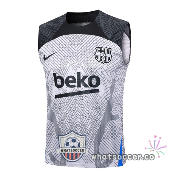 FC Barcelona Soccer Vest Gray 2023-2024