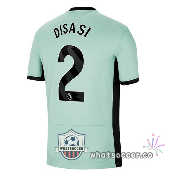 FC Chelsea (Disasi 2) Third Soccer Jerseys Green 2023-2024