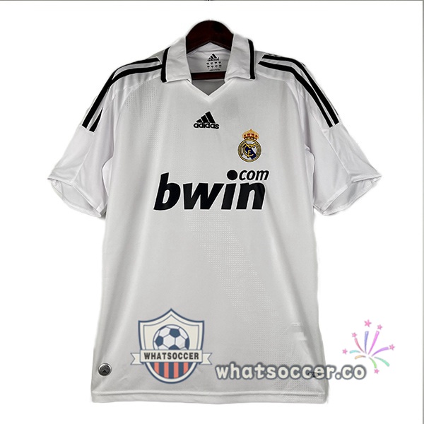 Real Madrid Retro Home White 2008-2009