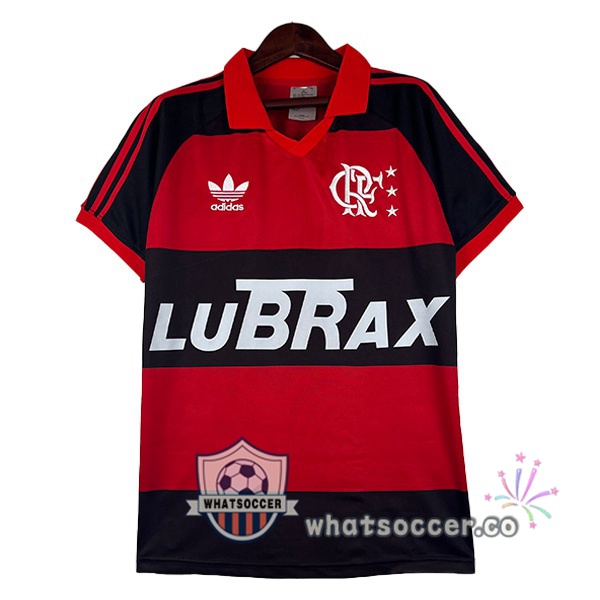 Flamengo Retro Home Red Black 1987