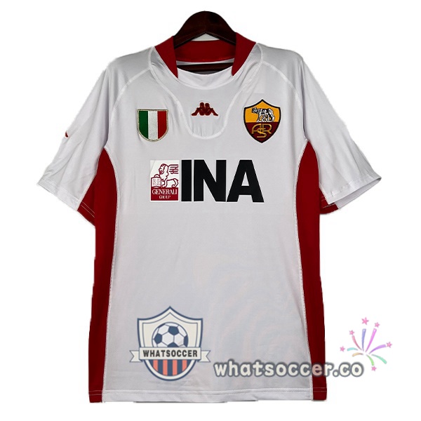 AS Roma Retro Away White 2001-2002